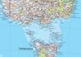 Australia South Eastern Political Wall Map - 2015 - National Geographic