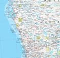 Australia Western Political Wall Map - 2015 - National Geographic
