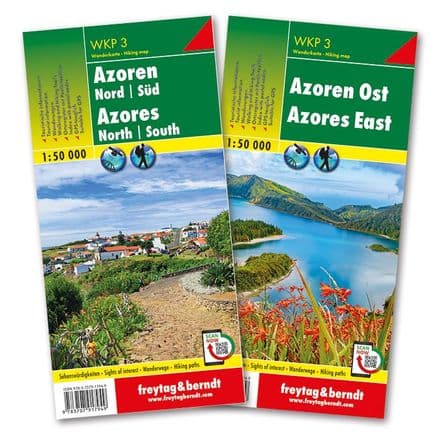 Azores Walking & Cycling Map Pack - Freytag & Berndt - 1:50,000