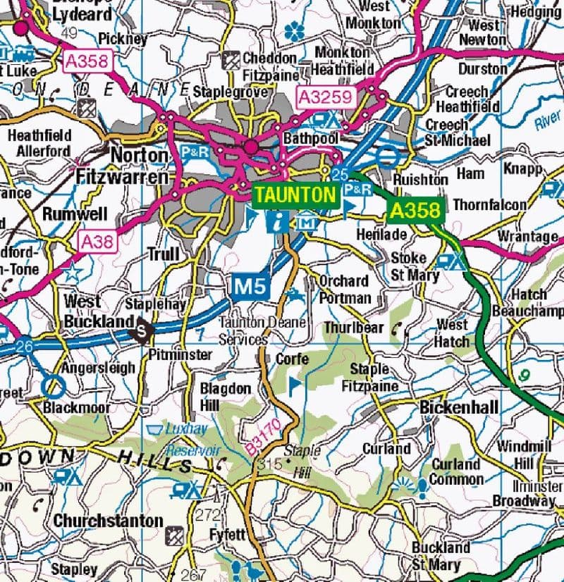 Planning Map Centred On YOUR Business - Small