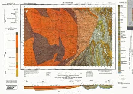BGS - E 110 - Macclesfield Solid & Drift - Flat Map