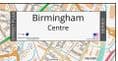 Birmingham Centre Street Map - 2024