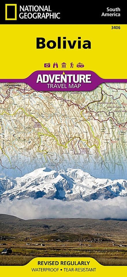 Bolivia Adventure Map - National Geographic