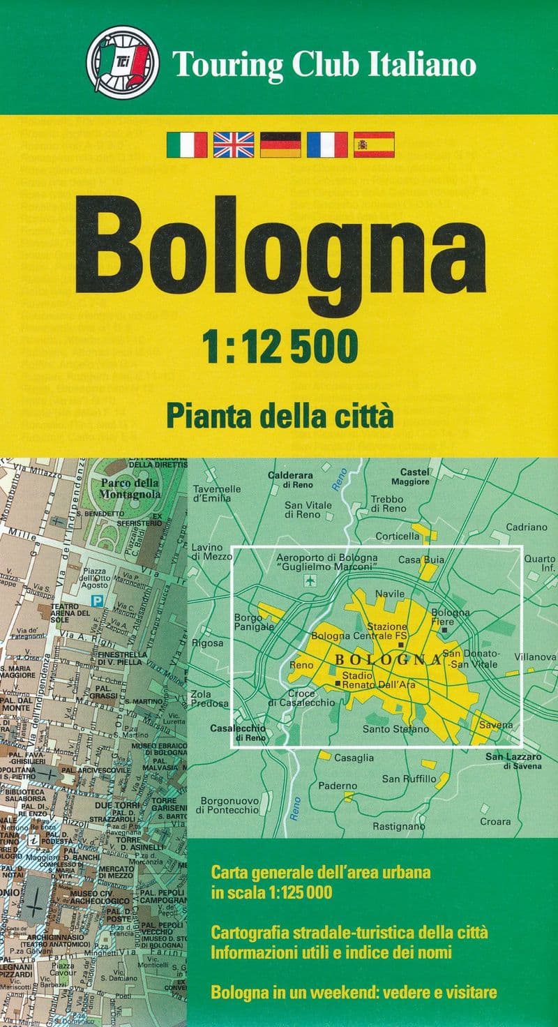 Bologna - Street Map - TCI