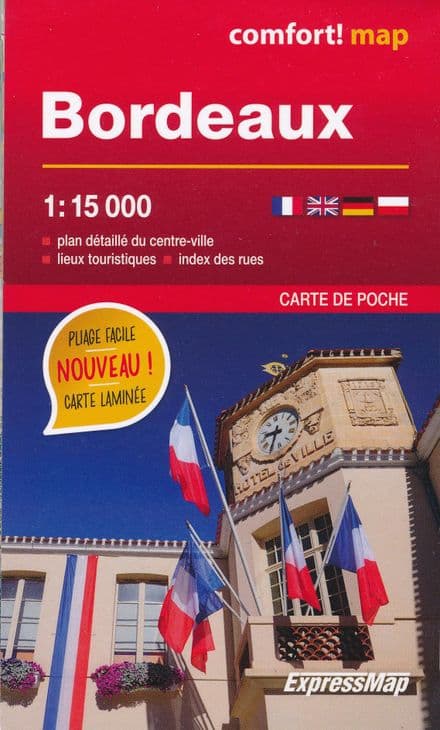 Bordeaux Street Map Pocket Size - Comfort