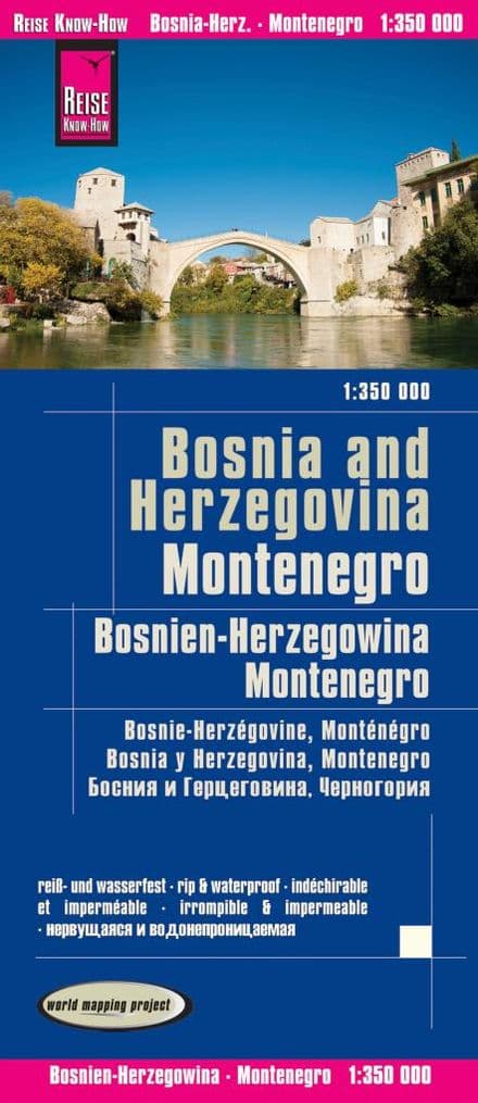 Bosnia Herzegovina & Montenegro - Road Map - Reise