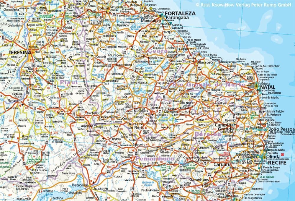 Brazil Road Map - Reise