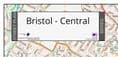 Bristol City Centre Street Map - 2024