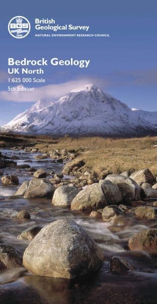 British Geological Survey - North Map 1:625,000