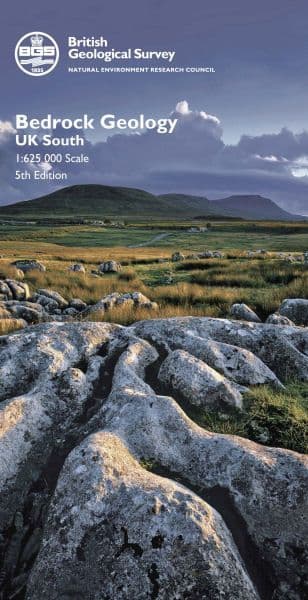 British Geological Survey - South Map 1:625,000