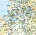 British Isles Motoring Wall Map A-Z - 2024 - Supersize (GBIM, GBIM-AL) (120 x 174cm)