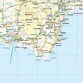 British Isles Motoring Wall Map A-Z - 2024 - Supersize (GBIM, GBIM-AL) (120 x 174cm)