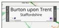 Burton upon Trent Street Map - 2024