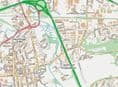 Bury St Edmunds Street Map - 2024