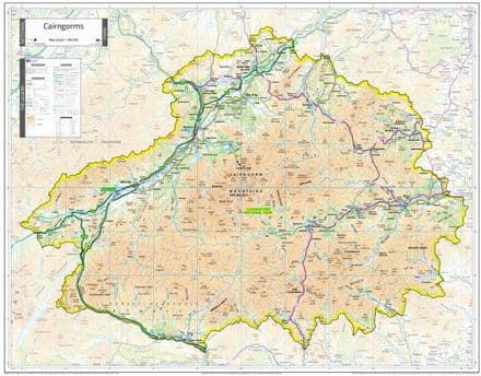 Cairngorms National Park - Wall Map
