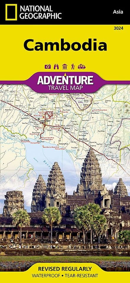 Cambodia Adventure Map - National Geographic