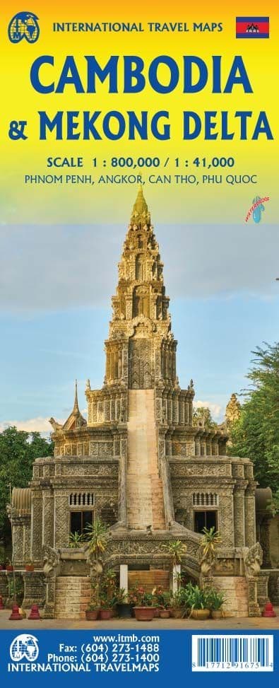 Cambodia & Mekong Delta - Travel Map - ITM