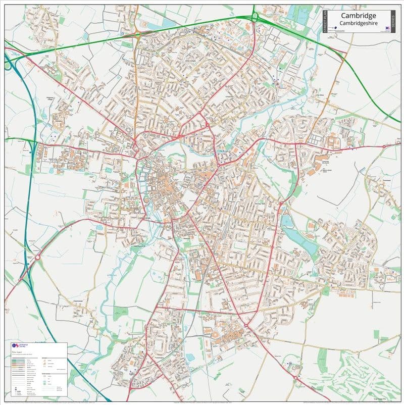 Cambridge Street Map - 2024