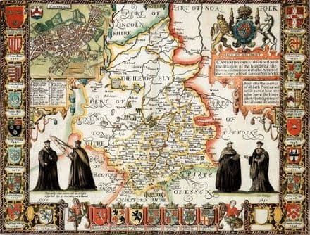 Cambridgshire Historical Map 1000 Piece Jigsaw Puzzle (1610) (CAMB1)