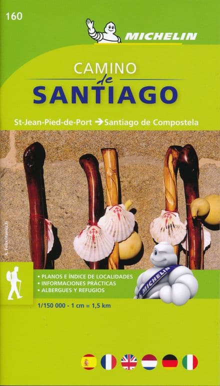Camino de Santiago - The Way of St James - Michelin 160