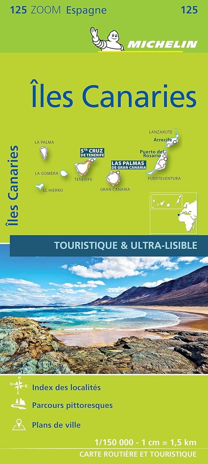 Canary Islands - Michelin Zoom Map - 125