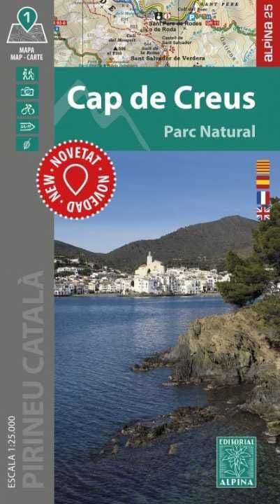 Cap de Creus - Natural Park 1:25 000 Alpina Editorial 036