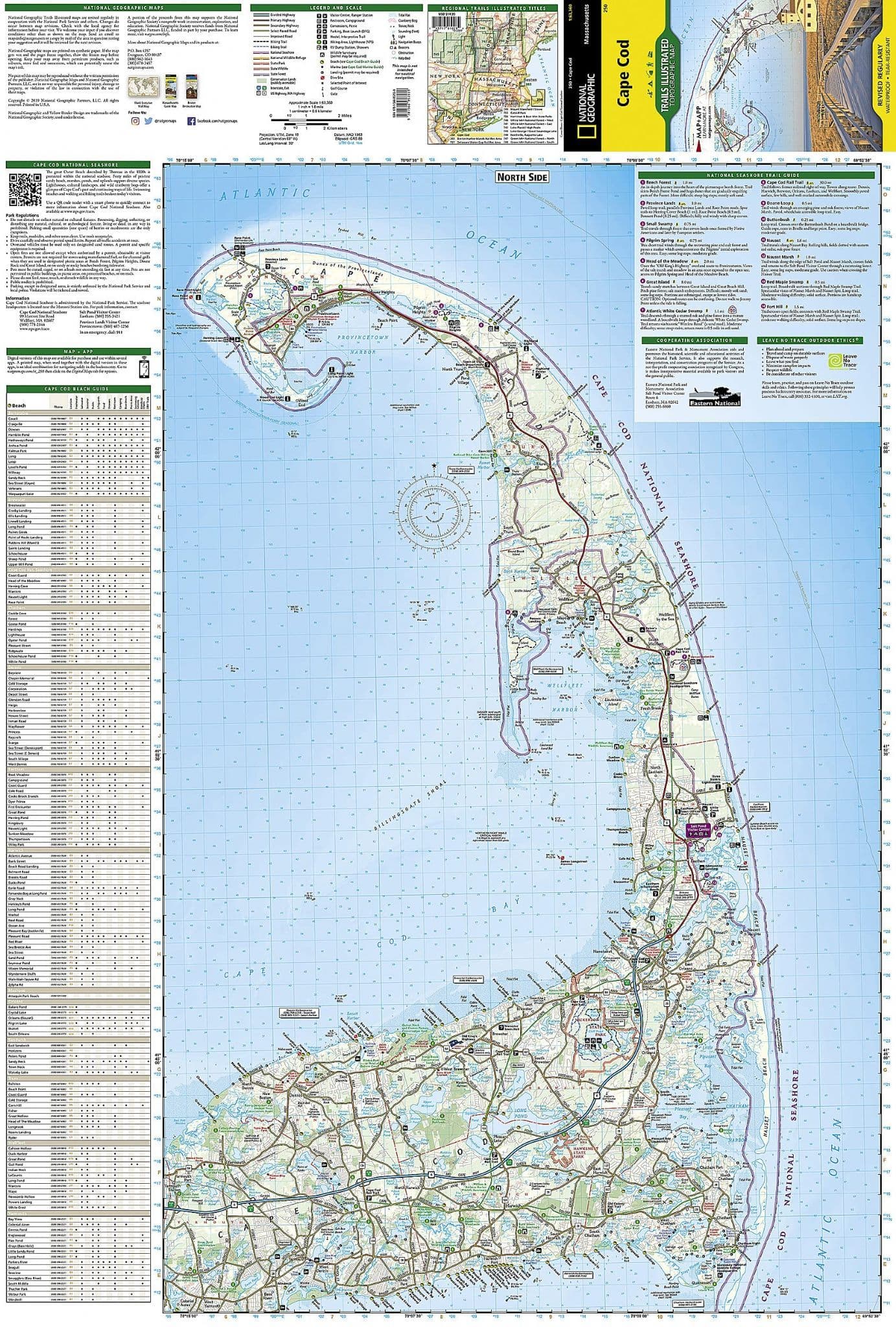 Cape Cod - Recreation Map - National Geographic