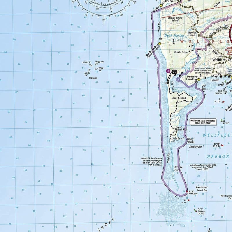 Cape Cod - Recreation Map - National Geographic