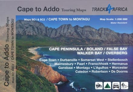 Cape Town to Montagu: Maps SC1 & SC2 - Tracks4Africa