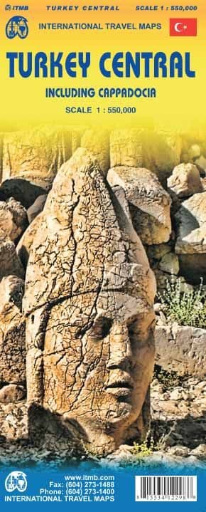 Central Turkey & Cappadocia Travel Map - ITM