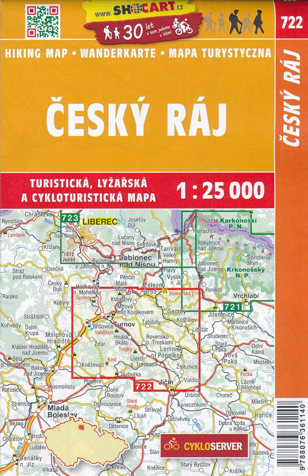 Cesky Raj - Shocart - 1 25 000