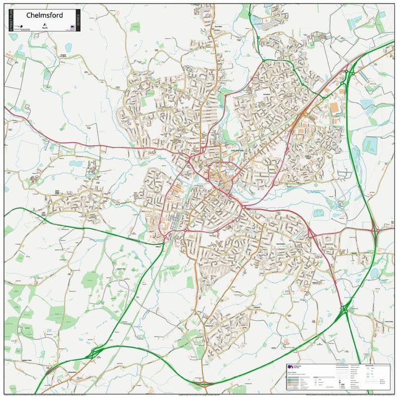 Chelmsford Street Map