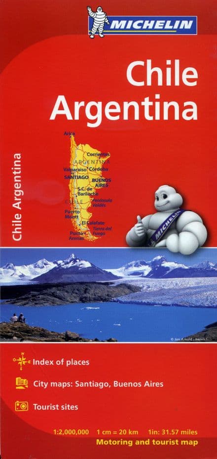 Chile & Argentina - Michelin Map 788