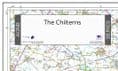 Chilterns - AONB Wall Map - 2024