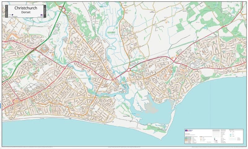 Christchurch Street Map - 2024