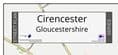 Cirencester Street Map - 2024