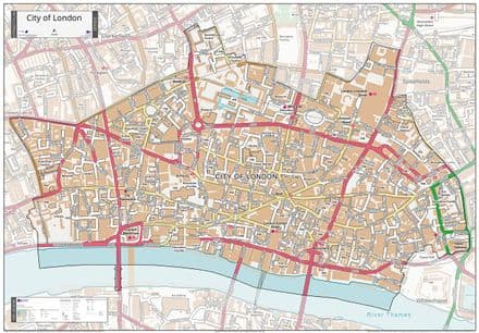 City of London - Street Map
