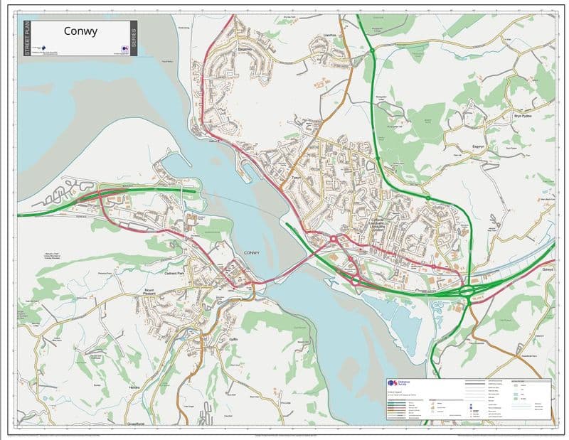 Conwy Street Map