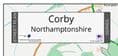 Corby Street Map - 2024