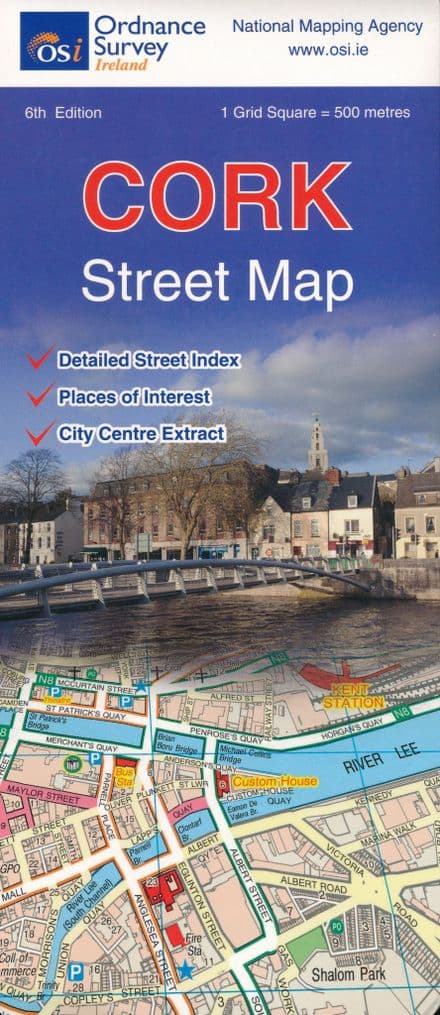 Cork City Street Map - Ordnance Survey Ireland