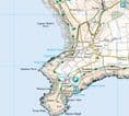 Cornwall - Rame Head - AONB Wall Map - 2024