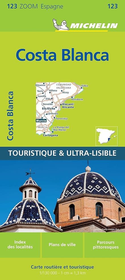 Costa Blanca - Michelin Zoom Map - 123