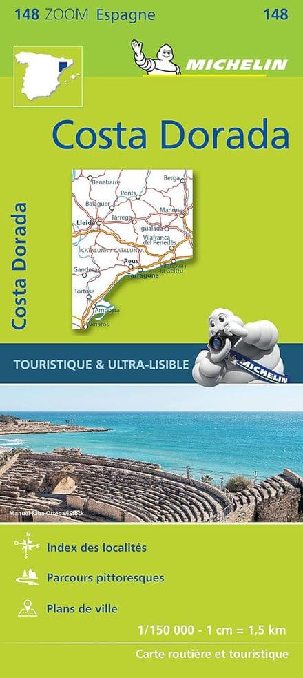Costa Daurada, Dorada - Michelin Zoom Map - 148