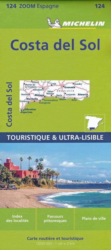 Costa Del Sol - Michelin Zoom Map - 124