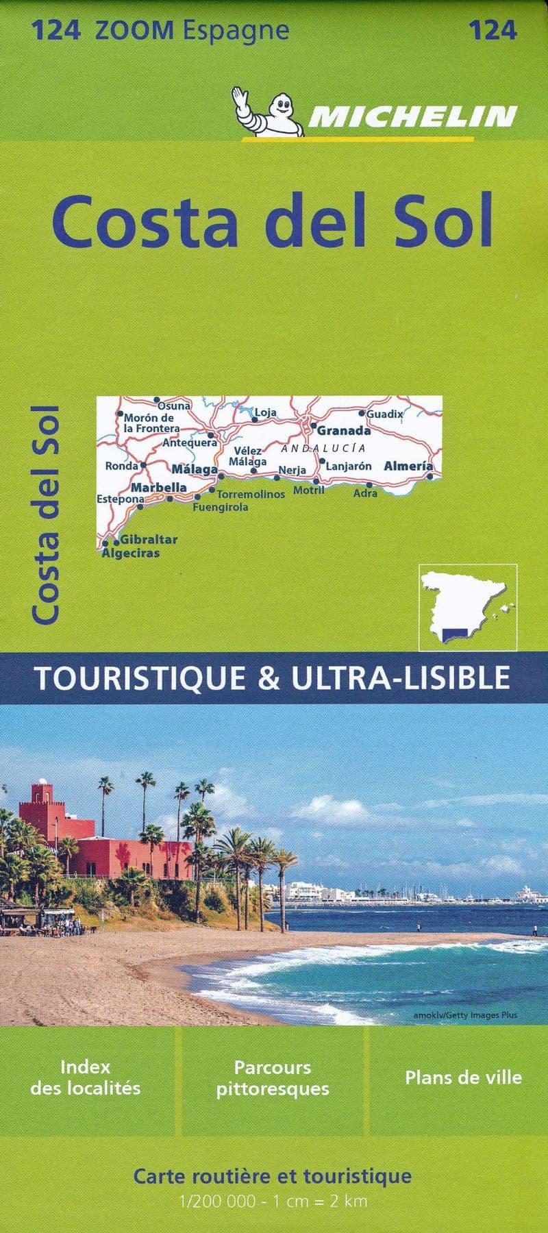 Costa Del Sol - Michelin Zoom Map - 124