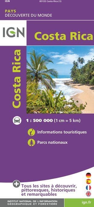 Costa Rica Road Map - IGN