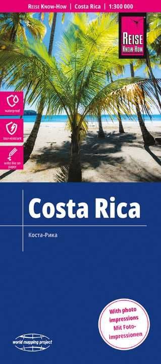 Costa Rica Road Map - Reise