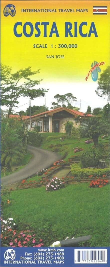 Costa Rica Travel Map - ITM