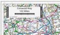 Cotswold Way - Wall Map