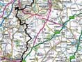 Cotswold Way - Wall Map